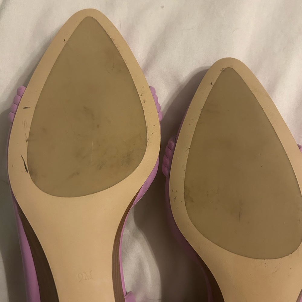 Talbots Women's Lavender Flats 9 with Knot Detail - Picture 3 of 3